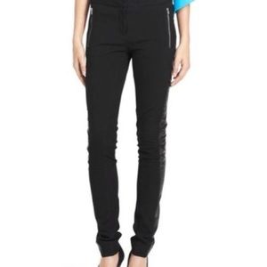 Dvf Leah leather leggings